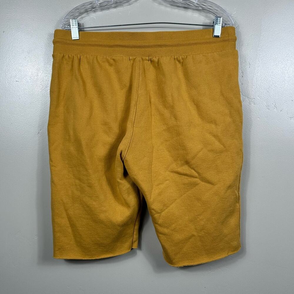 True Religion Men’s Foil HS Logo Sweatshort In Gold / Yellow Size Large - Picture 3 of 7